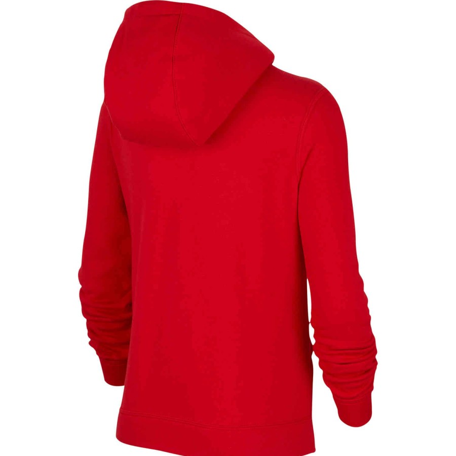 Soccer Apparel * | Kids Nike Sportswear Pullover Fleece Hoodie University Red Jackets & Sweatshirts