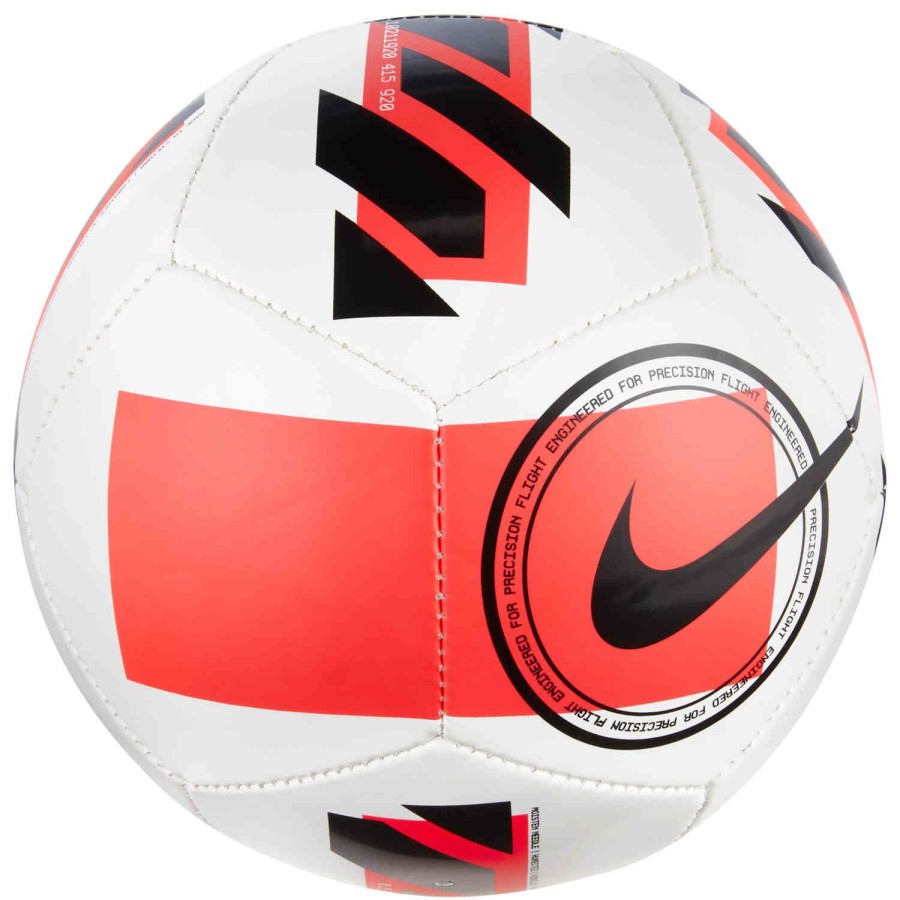 Soccer Equipment * | Nike Skills Ball White & Bright Crimson With Black Soccer Equipment