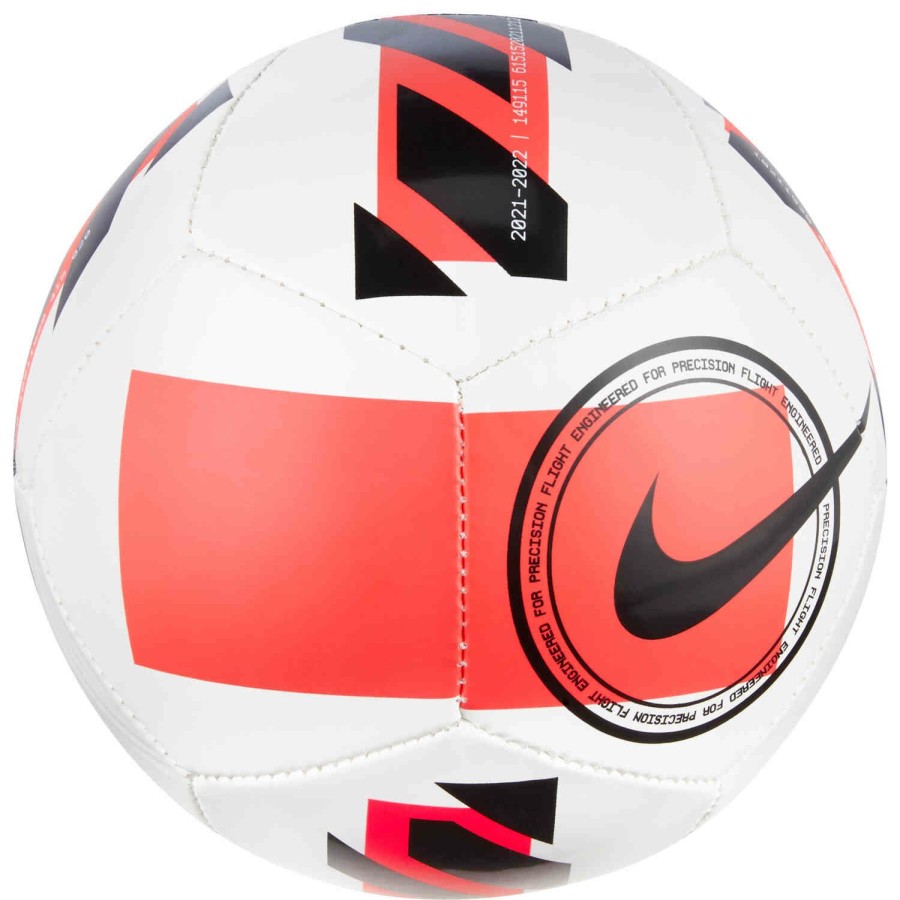 Soccer Equipment * | Nike Skills Ball White & Bright Crimson With Black Soccer Equipment