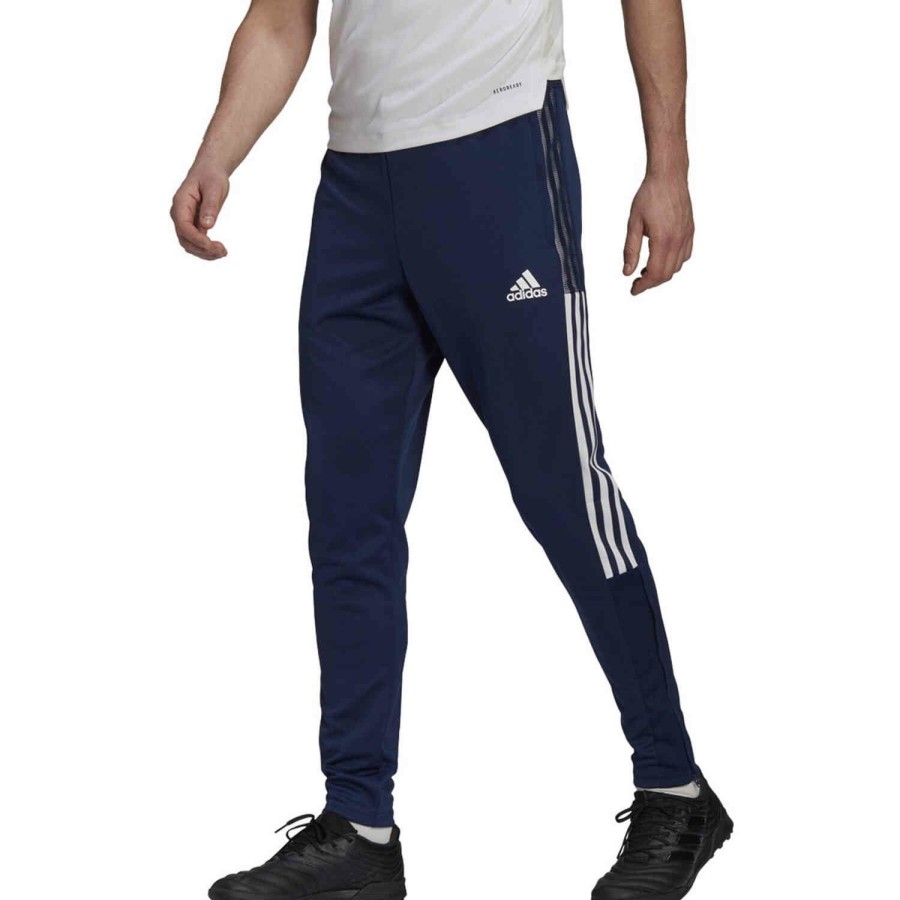 Soccer Apparel * | Adidas Tiro 21 Training Pants Navy Blue Soccer Pants