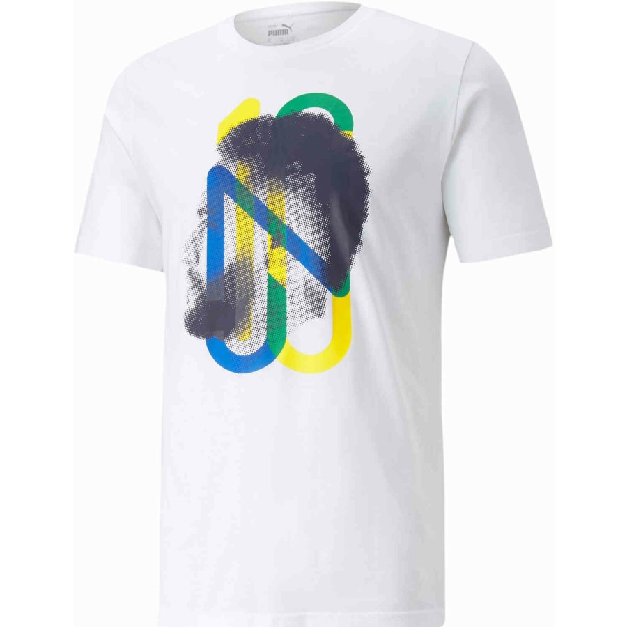 Soccer Apparel * | Puma Neymar Jr Hero Tee White Soccer Shirts