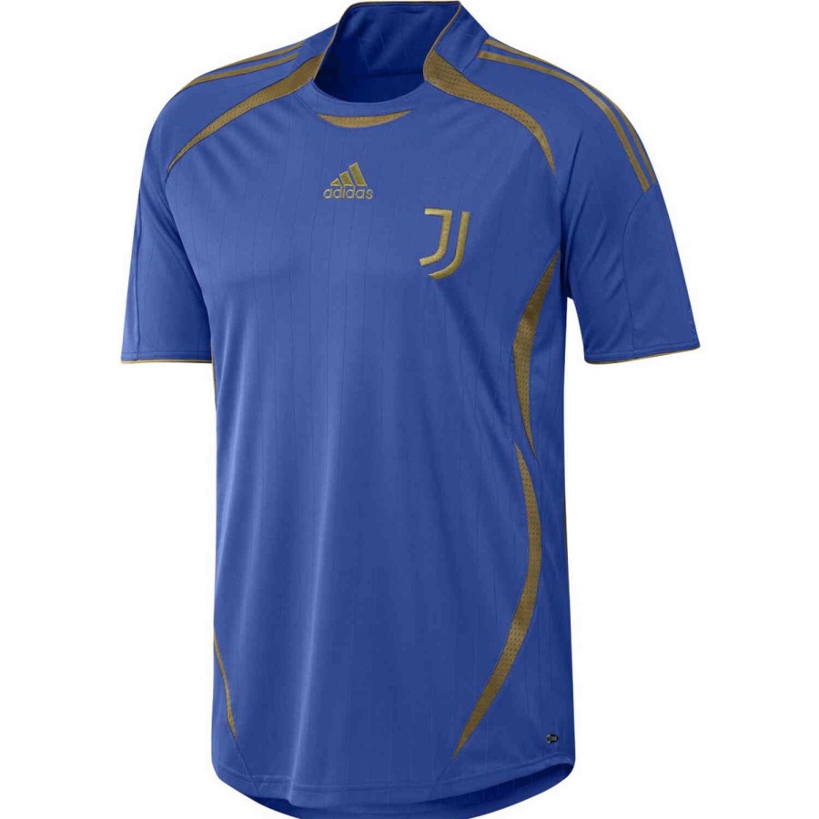 Soccer Apparel * | Adidas Juventus Teamgeist Training Jersey Hi-Res Blue Soccer Shirts