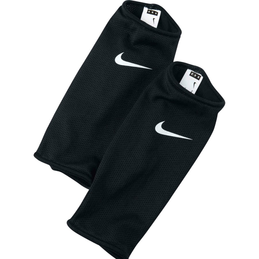 Soccer Equipment * | Nike Guard Lock Sleeves Black/White Soccer Equipment