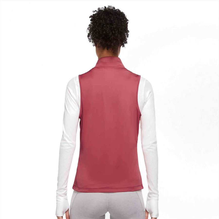 Soccer Apparel * | Womens Nike Therma-Fit Filled Vest Archaeo Pink/Reflective Silv Jackets & Sweatshirts