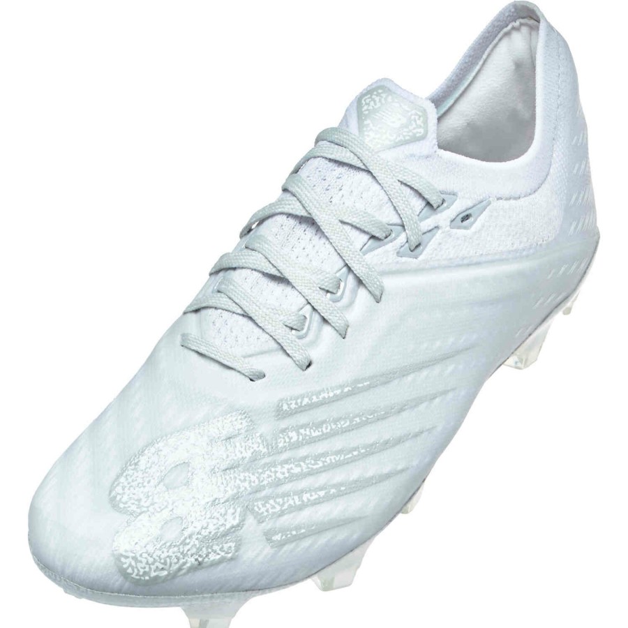 Soccer Shoes * | New Balance Furon 6+ Pro Fg Triple White Soccer Shoes