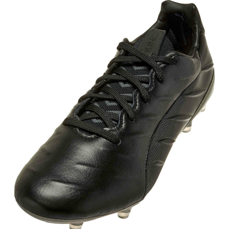 Soccer Shoes * | Puma King Platinum 21 Fg Black & Black Soccer Shoes