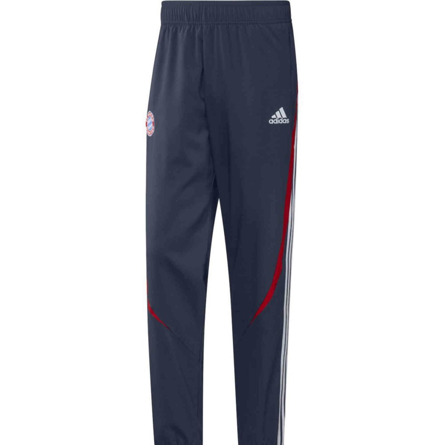 Soccer Apparel * | Adidas Bayern Munich Teamgeist Woven Pants Night Indigo Soccer Pants