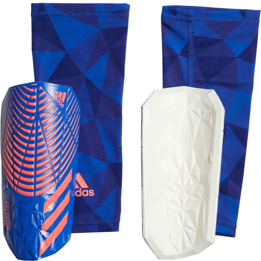 Soccer Equipment * | Adidas Predator Competition Shin Guards Sapphire Edge Soccer Equipment