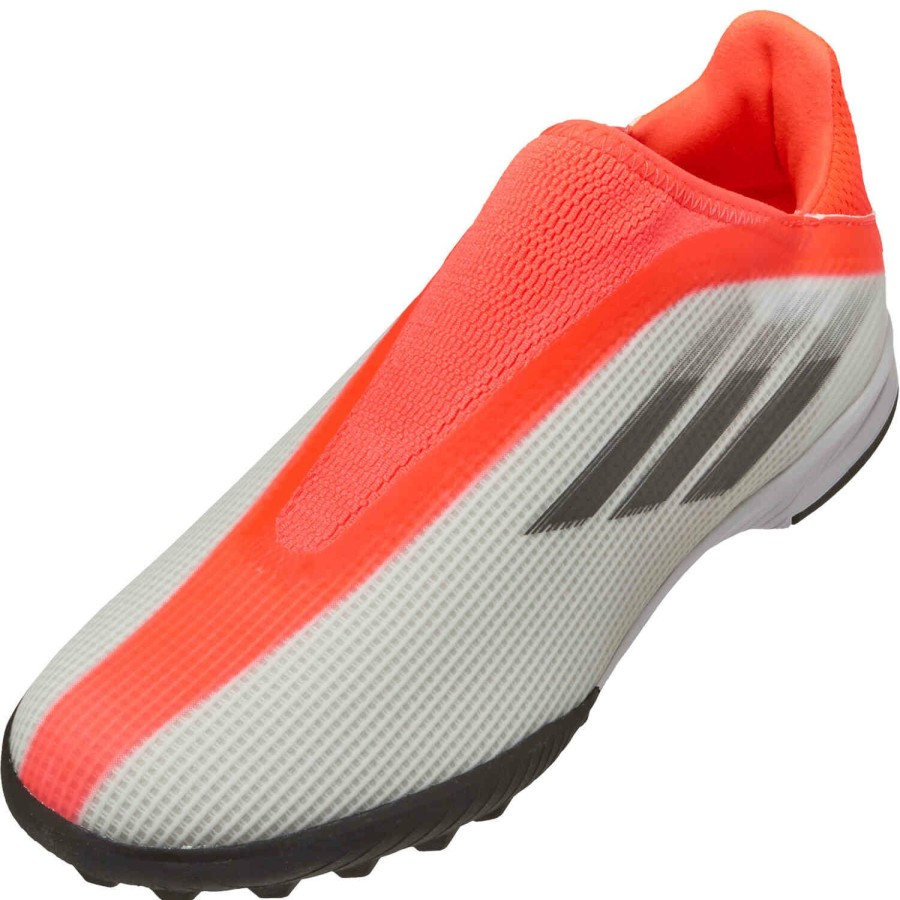 Soccer Shoes * | Kids Adidas Laceless X Speedflow.3 Tf Whitespark Soccer Shoes