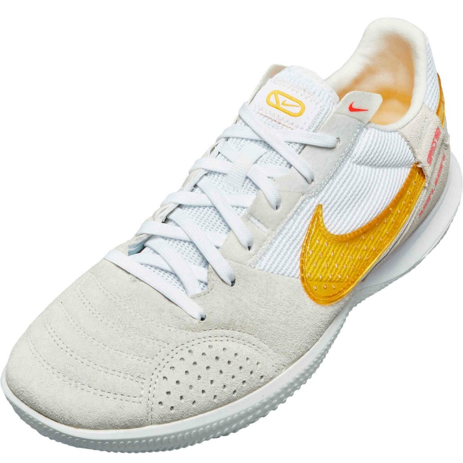 Soccer Shoes * | Nike Sao Paulo Streetgato Summit White & University Gold With White Soccer Shoes