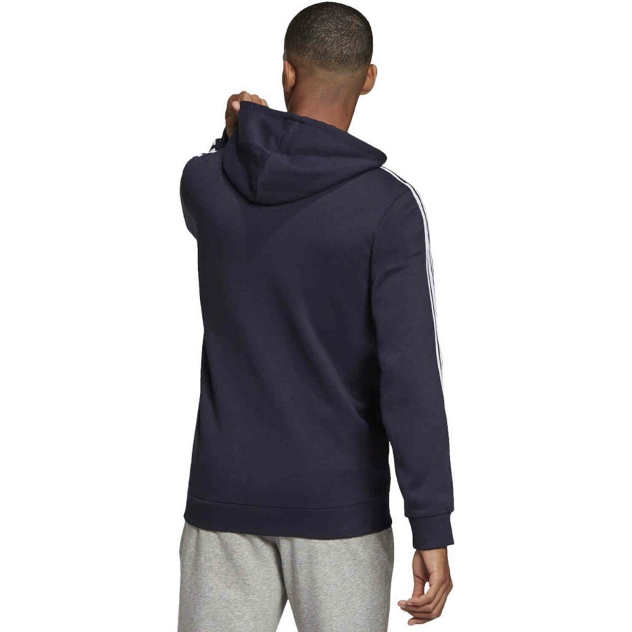 Soccer Apparel * | Adidas Essentials Fleece Full-Zip Hoodie Legend Ink Jackets & Sweatshirts