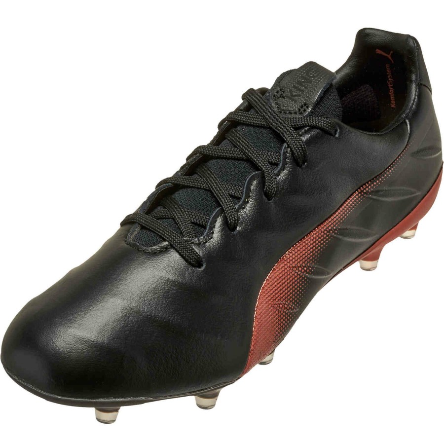 Soccer Shoes * | Puma King Platinum 21 Fg Black & Neon Citrus Soccer Shoes