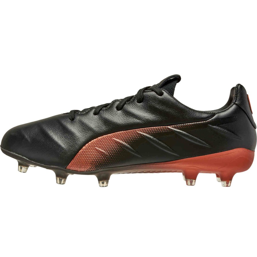 Soccer Shoes * | Puma King Platinum 21 Fg Black & Neon Citrus Soccer Shoes