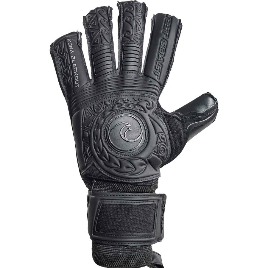 Soccer Equipment * | West Coast Kona Goalkeeper Gloves Blackout Soccer Equipment