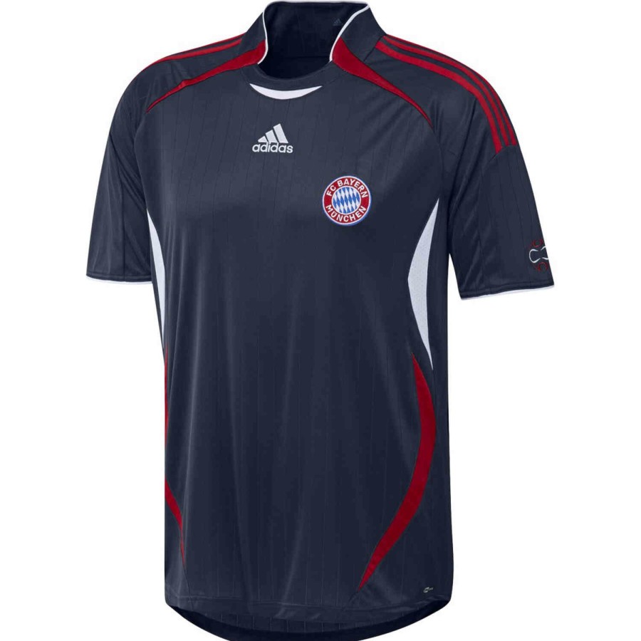 Soccer Apparel * | Adidas Bayern Munich Teamgeist Training Jersey Night Indigo Soccer Shirts