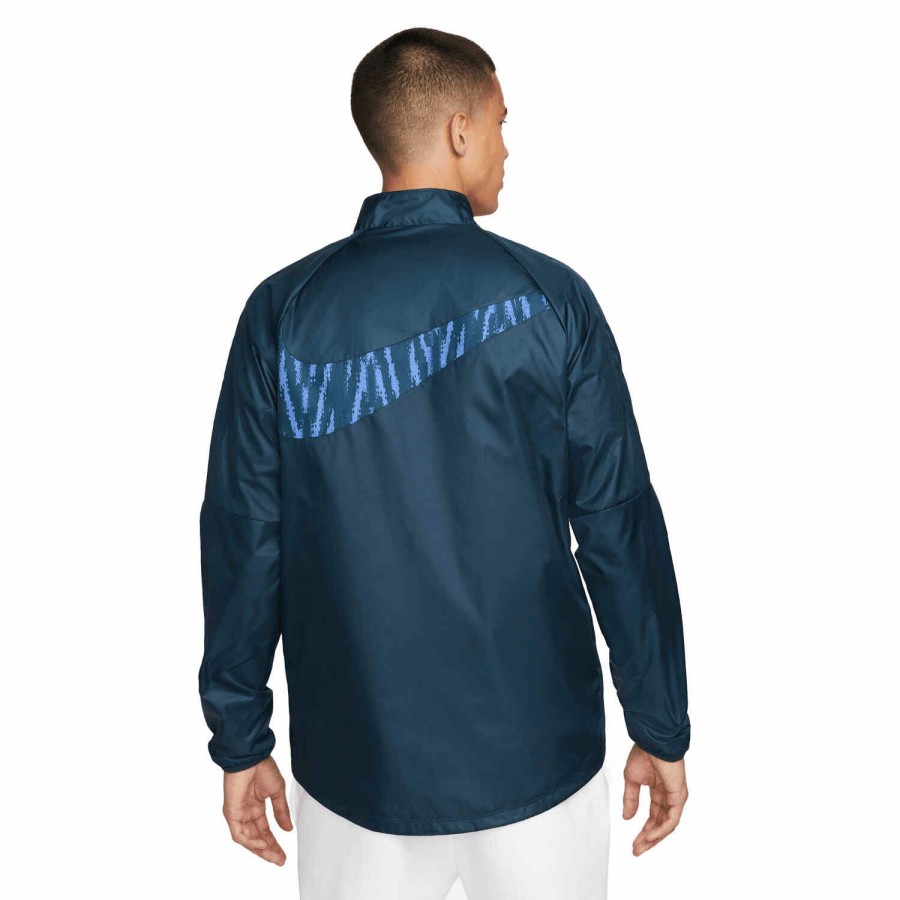 Soccer Apparel * | Nike Club America Repel Awf Jacket Armory Navy/Lemon Chiffon Jackets & Sweatshirts