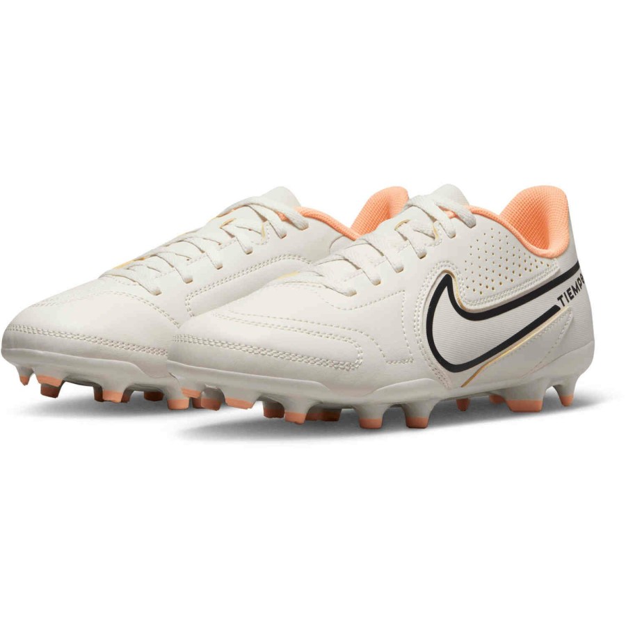 Soccer Shoes * | Kids Nike Tiempo Legend 9 Club Fg Phantom & Yellow Strike With Sunset Glow Soccer Shoes