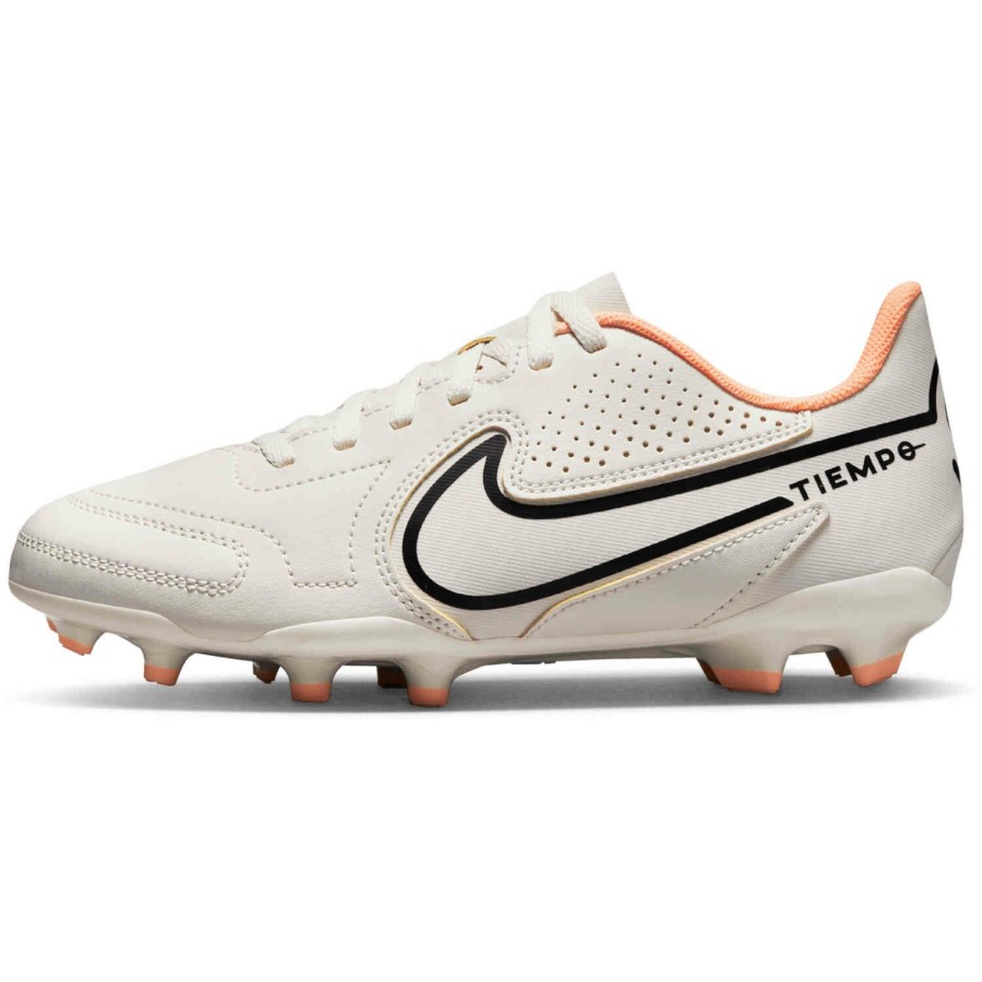 Soccer Shoes * | Kids Nike Tiempo Legend 9 Club Fg Phantom & Yellow Strike With Sunset Glow Soccer Shoes